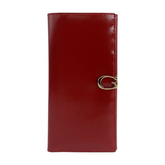 Gucci Red Leather Long Wallet - Picture 1 of 10